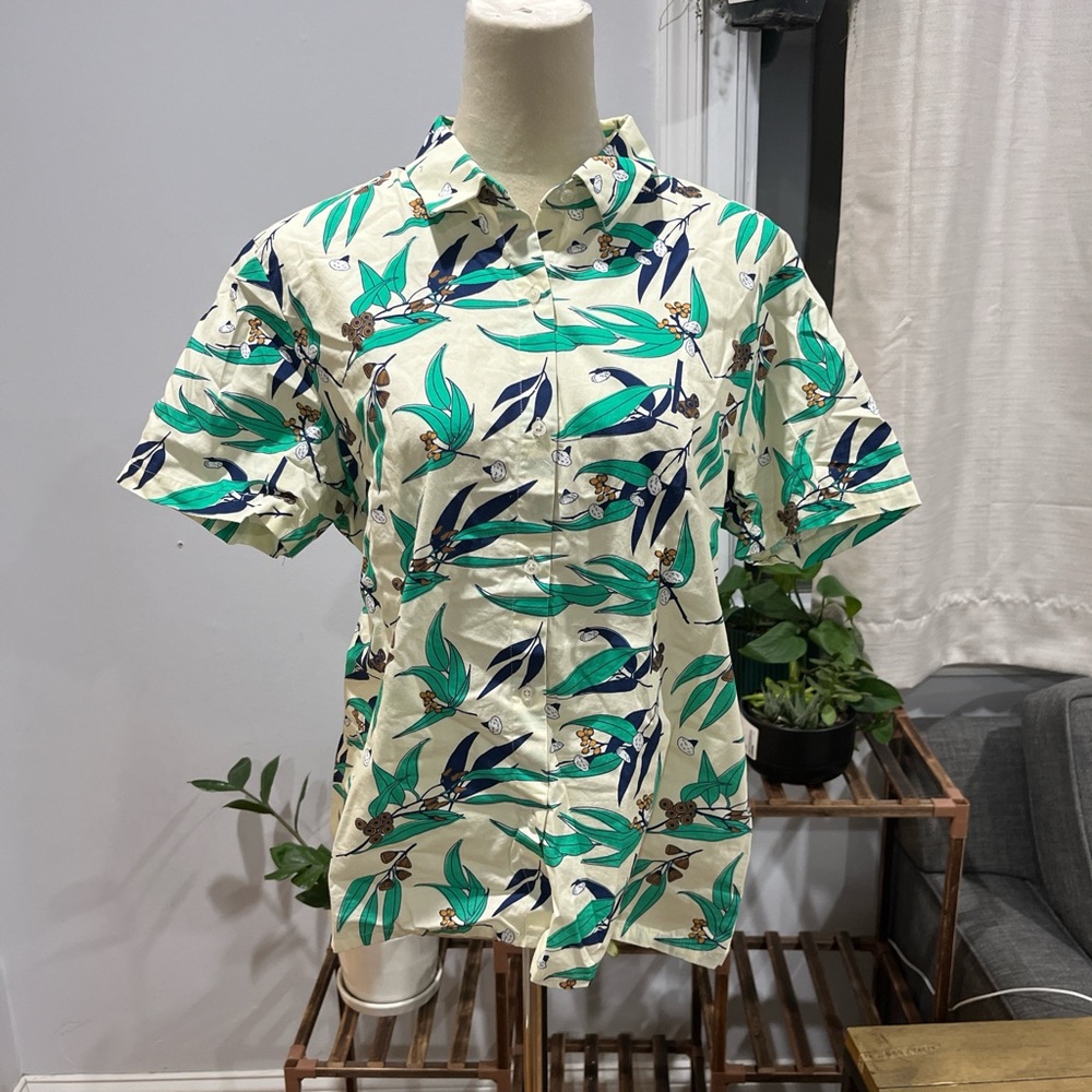 Tropical Print Short Sleeve Shirt